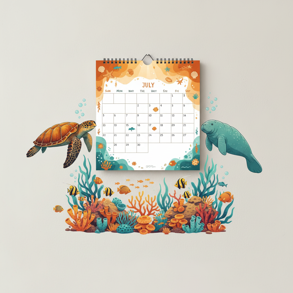 Seasonal Diving Calendar